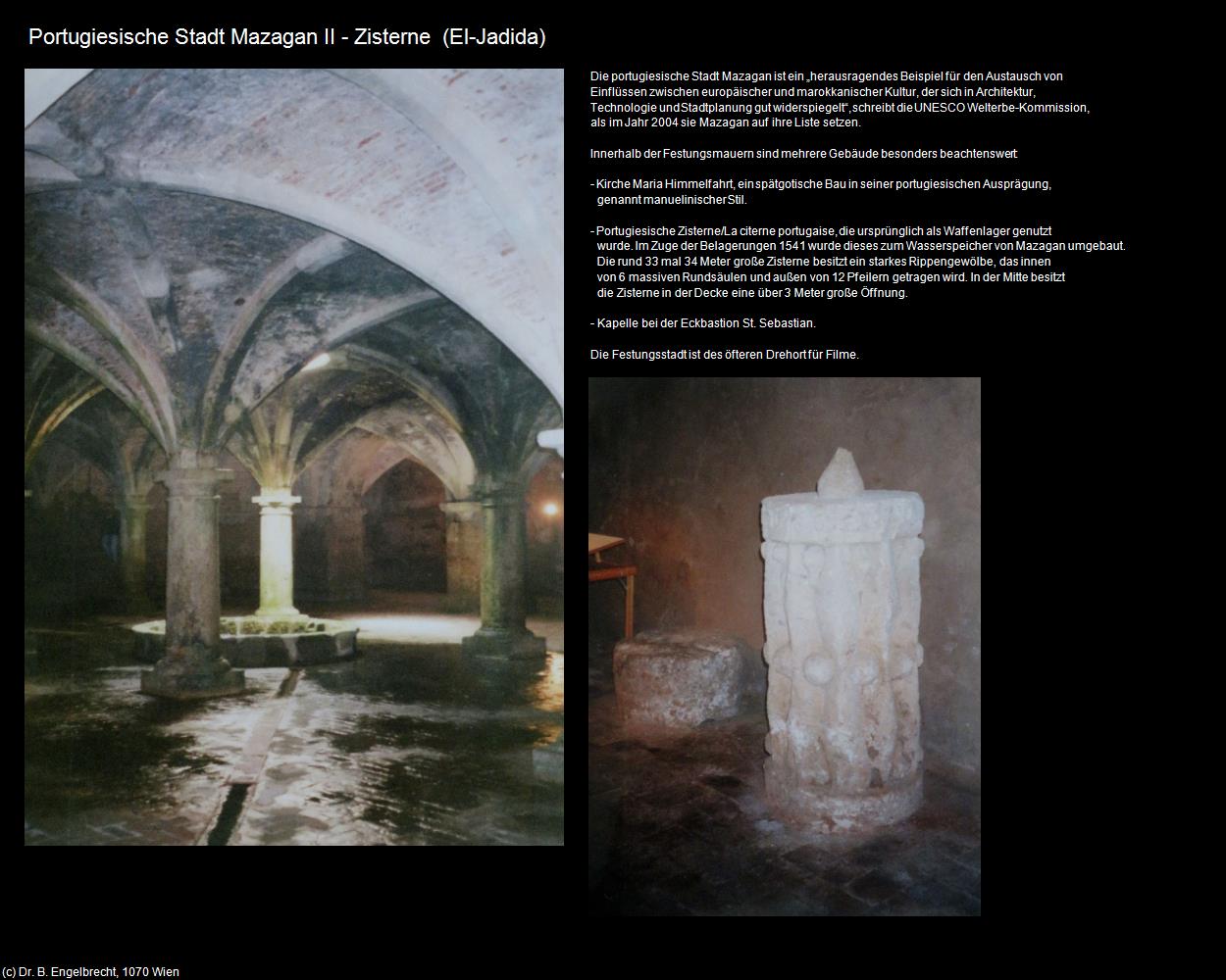 Portugiesische Stadt Mazagan II (El-Jadida) in Kulturatlas-MAROKKO
