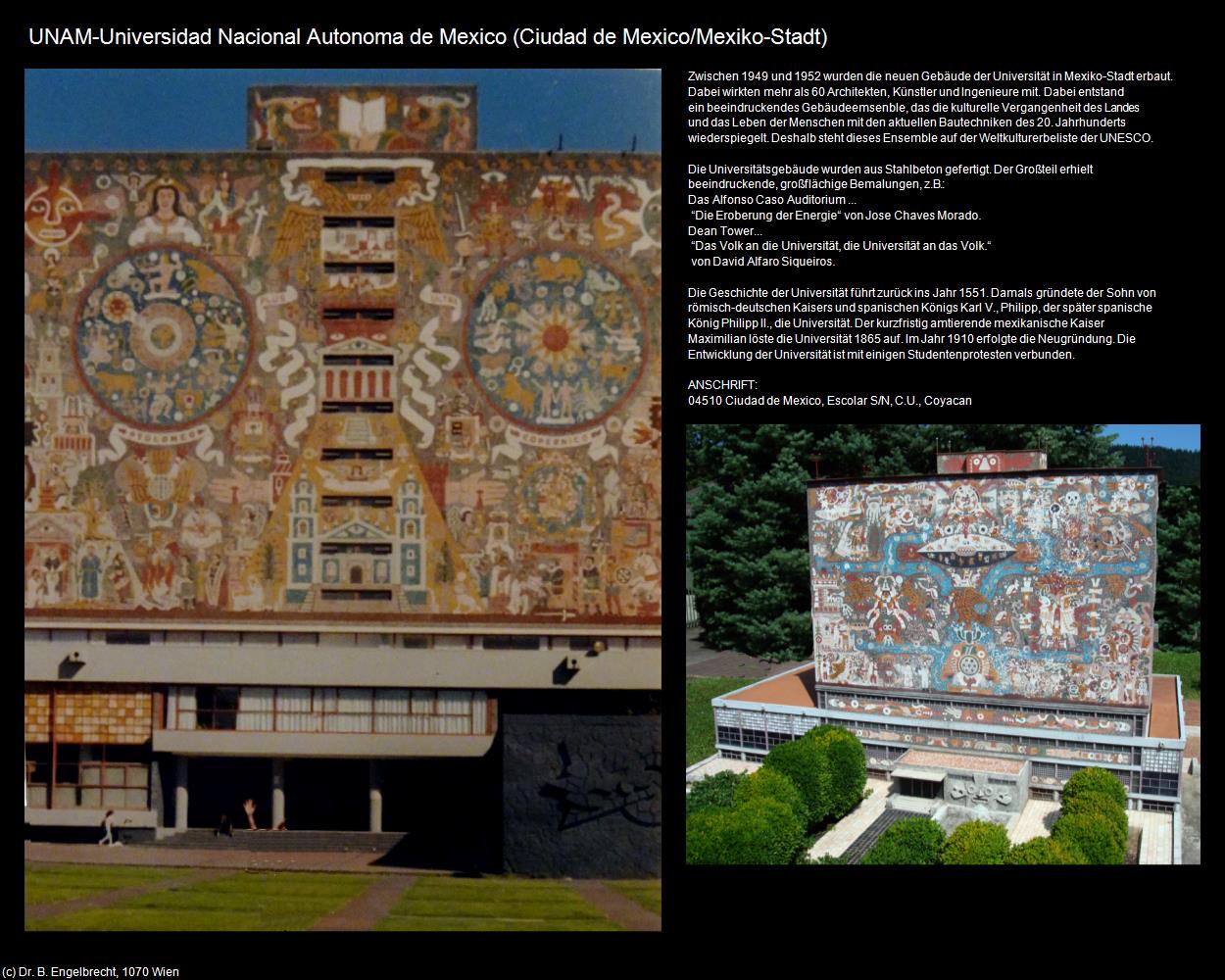 UNAM-Universidad Nacional Autonoma de Mexico (Ciudad de Mexico/Mexiko-Stadt) in Kulturatlas-MEXIKO