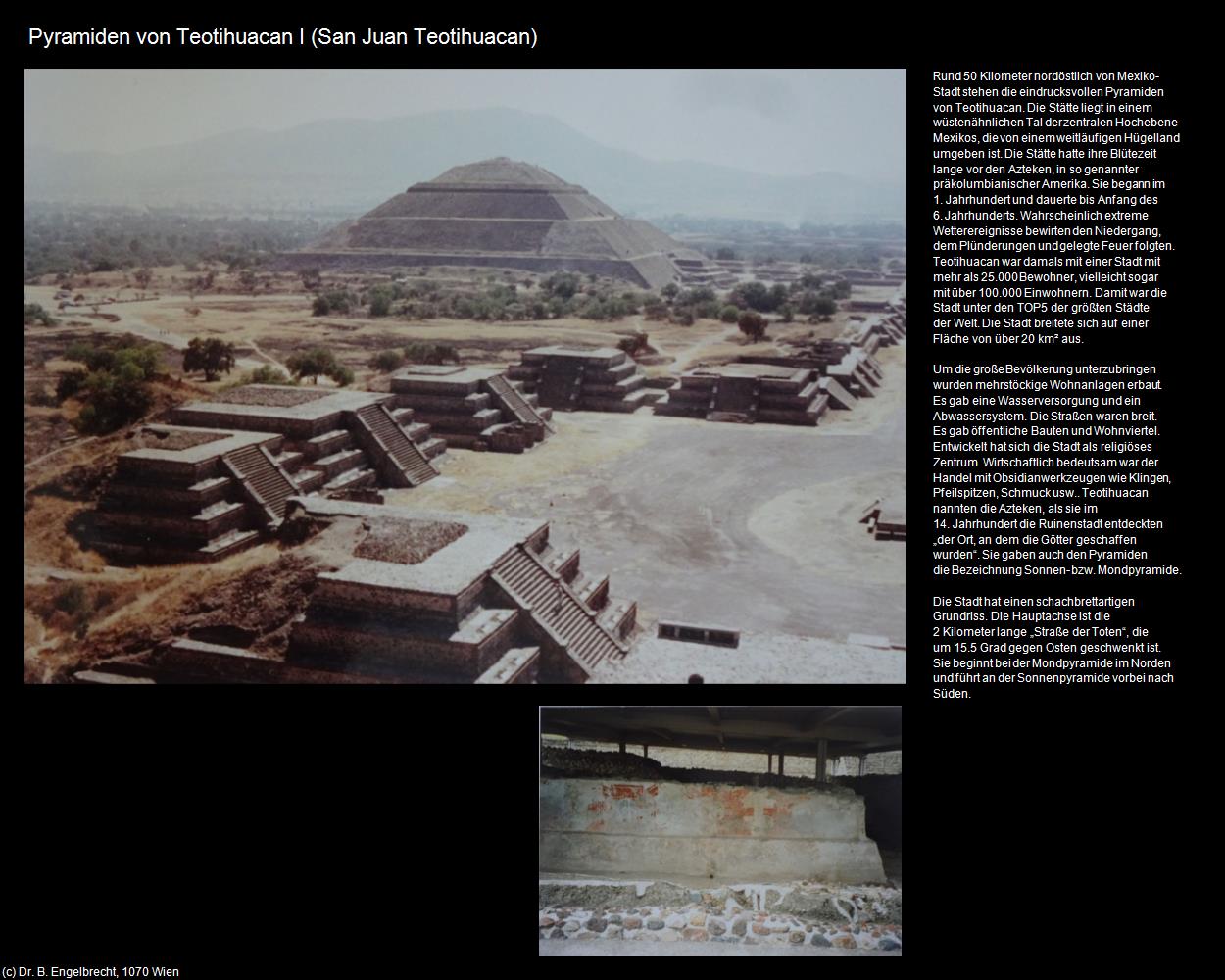 Pyramiden von Teotihuacan I (San Juan Teotihuacan) in Kulturatlas-MEXIKO