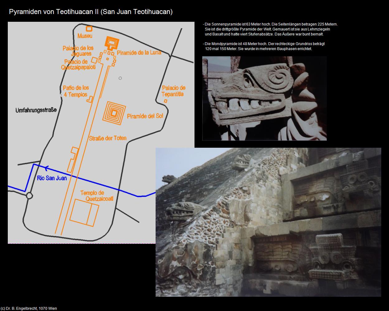 Pyramiden von Teotihuacan II (San Juan Teotihuacan) in Kulturatlas-MEXIKO