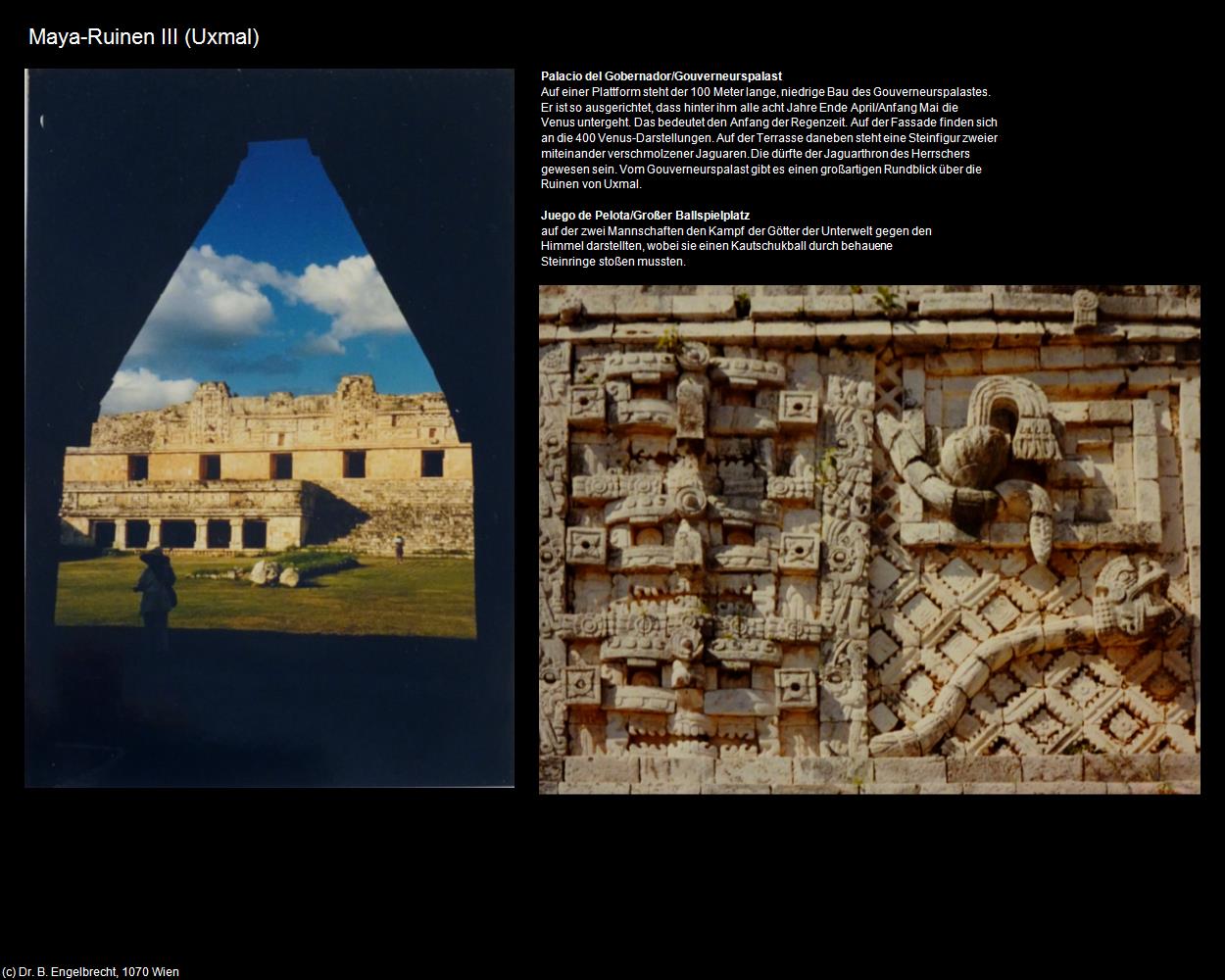 Maya-Ruinen III (Uxmal) in Kulturatlas-MEXIKO