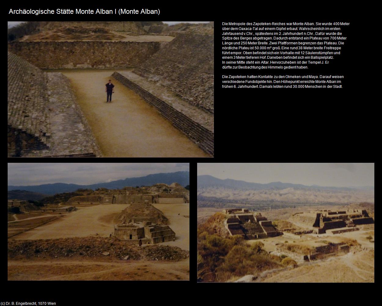 Archäologische Stätte Monte Alban I (Monte Alban) in Kulturatlas-MEXIKO