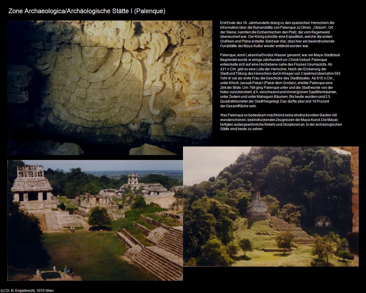 Archäologische Stätte I (Palenque) in Kulturatlas-MEXIKO