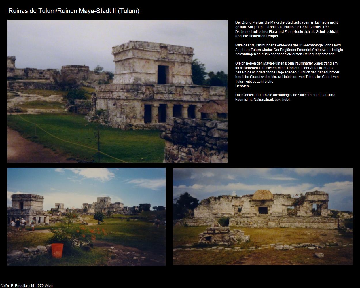 Ruinen Maya-Stadt II (Tulum) in Kulturatlas-MEXIKO(c)B.Engelbrecht