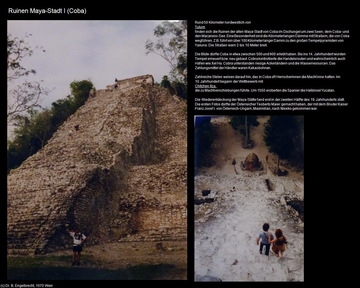 Ruinen Maya-Stadt I (Coba) in Kulturatlas-MEXIKO(c)B.Engelbrecht