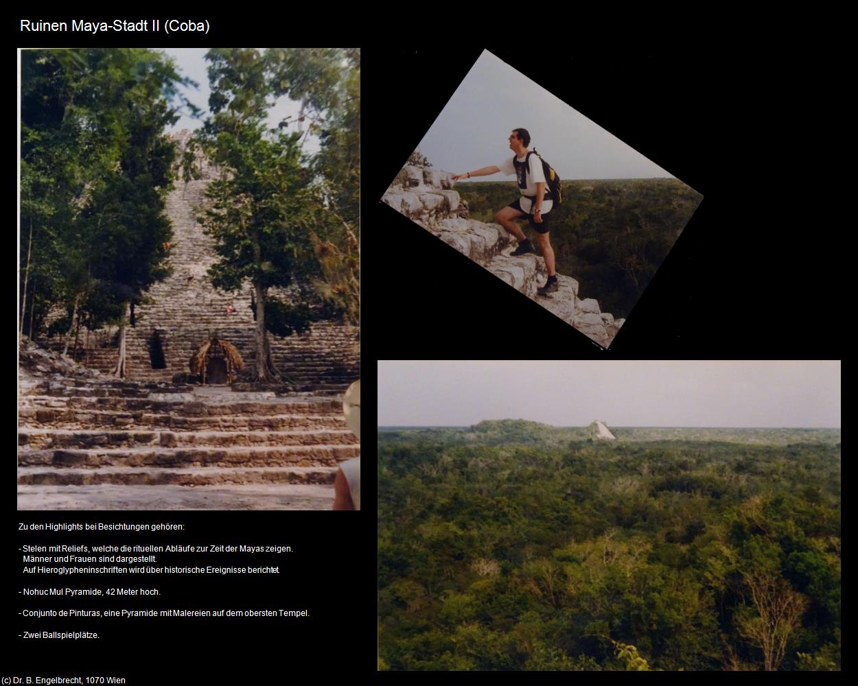 Ruinen Maya-Stadt II (Coba) in Kulturatlas-MEXIKO