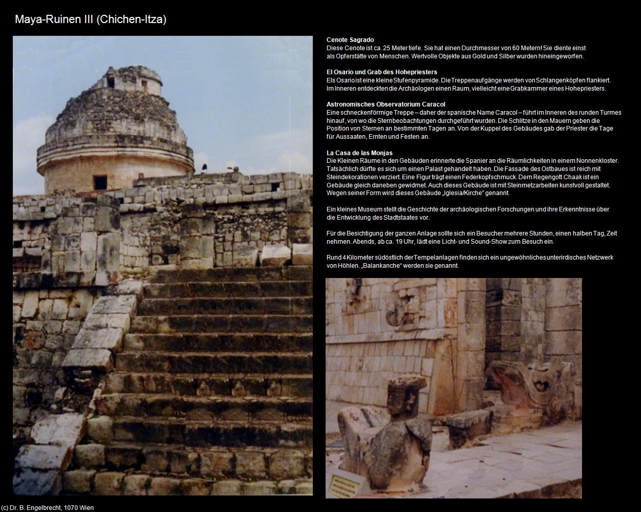 Ruinen Maya-Stadt III (Chichen-Itza) in Kulturatlas-MEXIKO