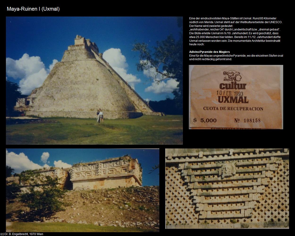 Maya-Ruinen I (Uxmal) in Kulturatlas-MEXIKO