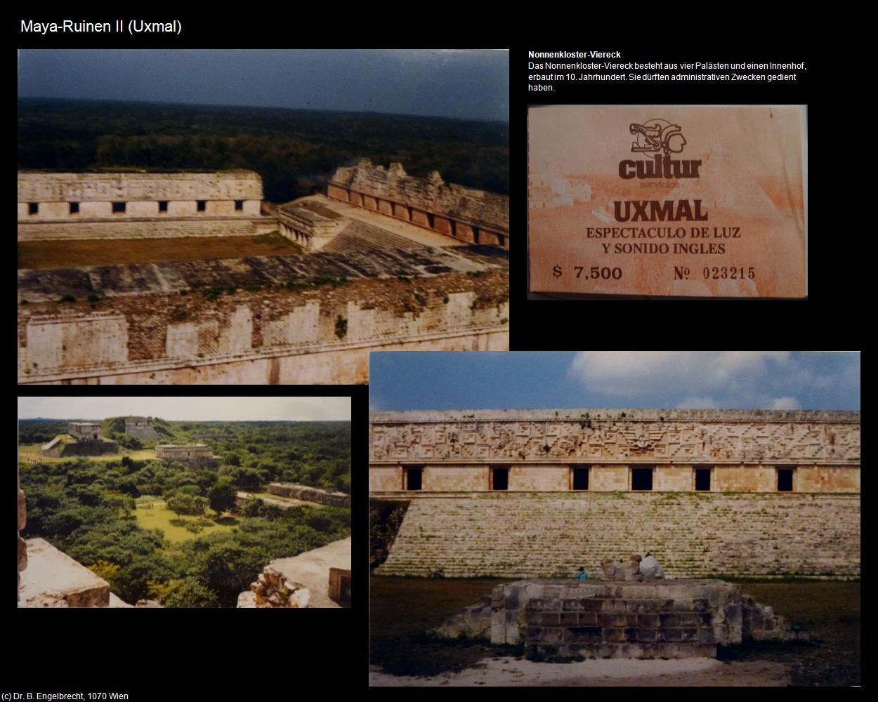 Maya-Ruinen II (Uxmal) in Kulturatlas-MEXIKO