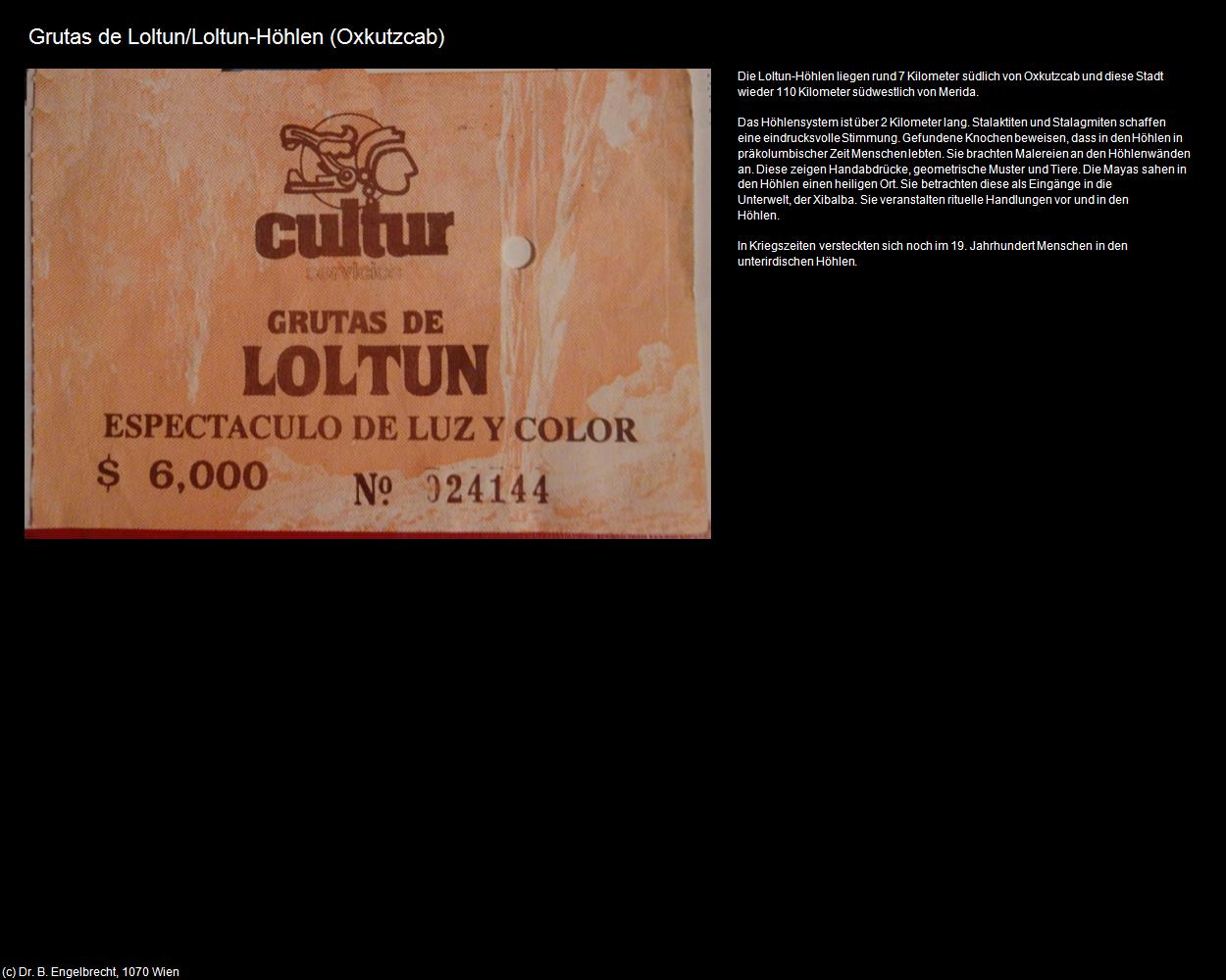 Grutas de Loltun (Oxkutzcab) in Kulturatlas-MEXIKO