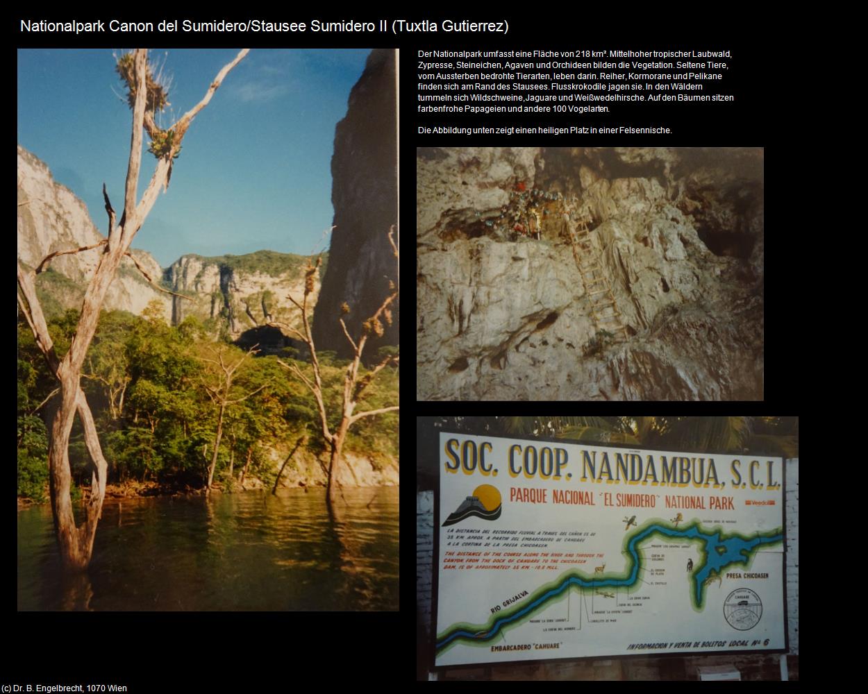 Nationalpark Canon del Sumidero II (Tuxtla Gutierrez) in Kulturatlas-MEXIKO