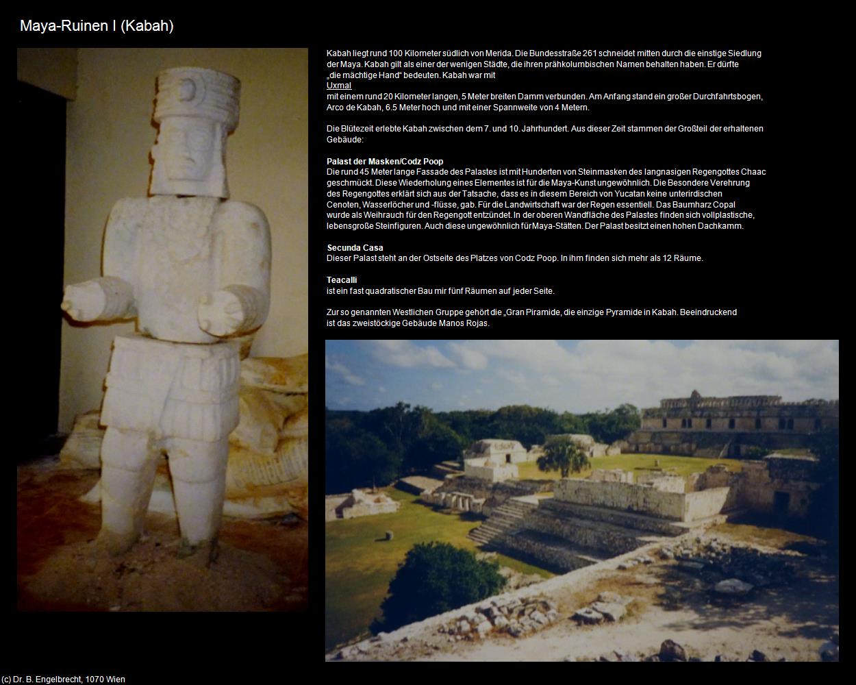 Maya-Ruinen Kabah I (Kabah) in Kulturatlas-MEXIKO(c)B.Engelbrecht