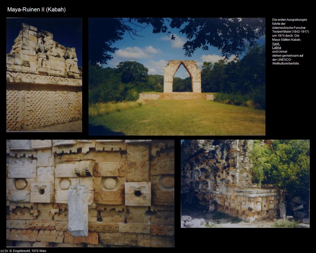 Maya-Ruinen Kabah II (Kabah) in Kulturatlas-MEXIKO(c)B.Engelbrecht