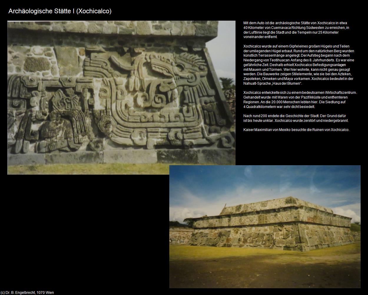 Archäologische Stätte I (Xochicalco) in Kulturatlas-MEXIKO