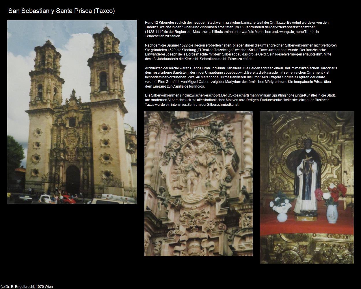 San Sebastian y Santa Prisca (Taxco) in Kulturatlas-MEXIKO