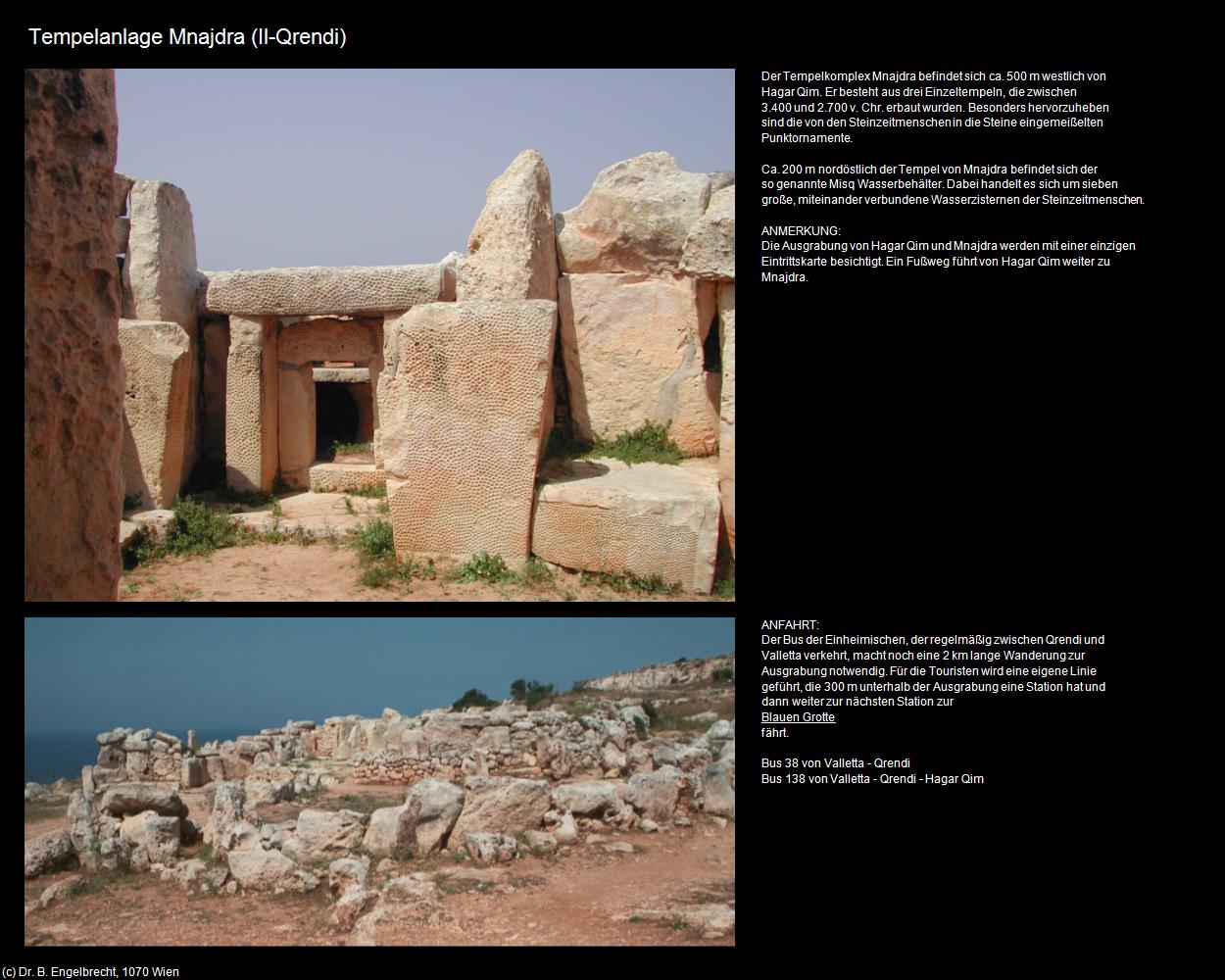 Tempelanlage Mnajdra  (Il-Qrendi auf Malta) in Malta - Perle im Mittelmeer(c)B.Engelbrecht