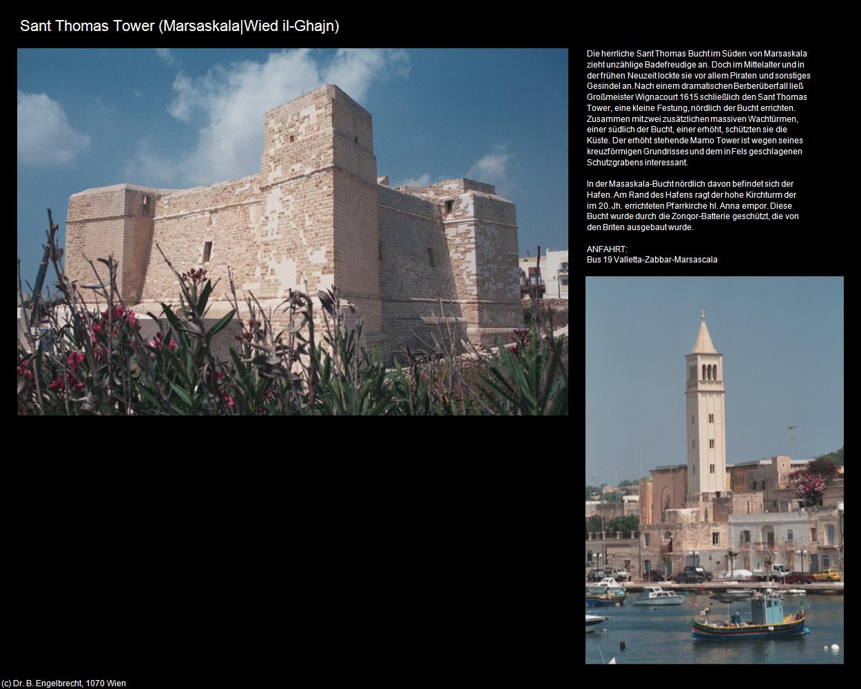 Sant Thomas Tower (Marsaskala|Wied il-Ghajn auf Malta) in Malta - Perle im Mittelmeer