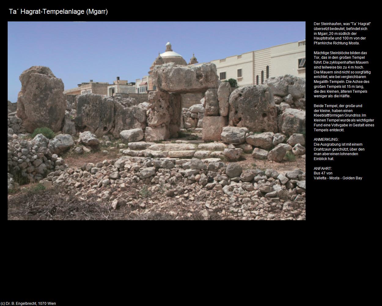 Tempelanlage Ta' Hagrat (Mgarr auf Malta) in Malta - Perle im Mittelmeer