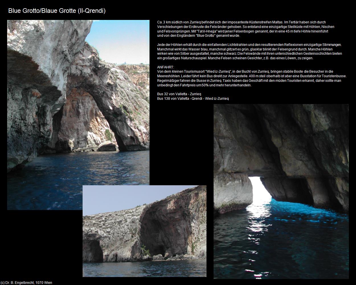Blue Grotto/Blaue Grotte (Il-Qrendi auf Malta) in Malta - Perle im Mittelmeer