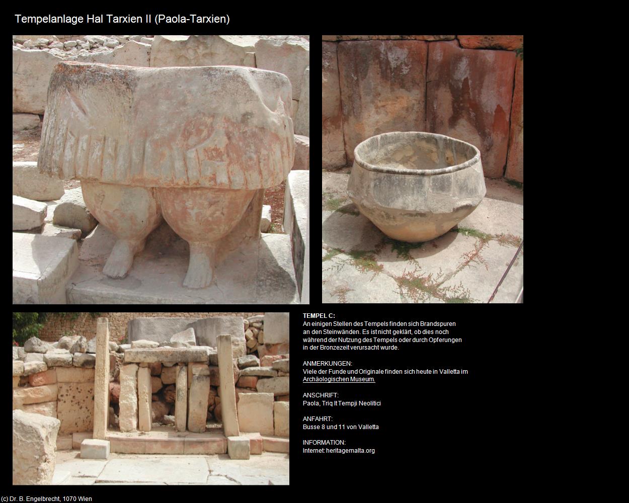 Tempelanlage Hal Tarxien II (Tarxien) (Paola|Rahal Gdid auf Malta) in Malta - Perle im Mittelmeer(c)B.Engelbrecht