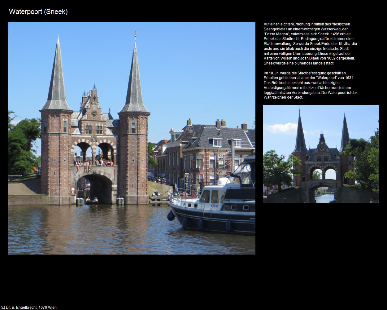 Waterpoort (Sneek ) in Kulturatlas-NIEDERLANDE