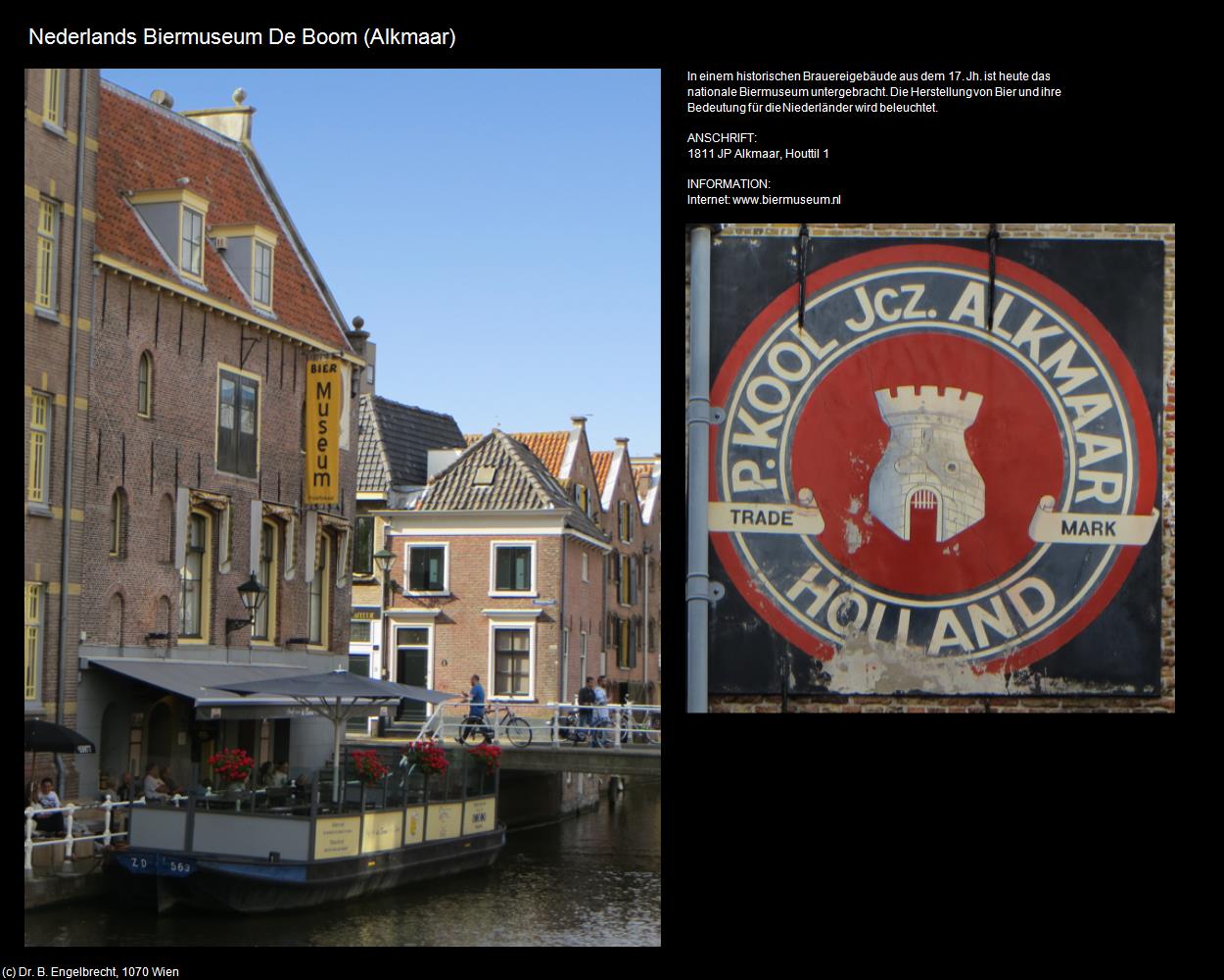 Nederlands Biermuseum De Boom (Alkmaar) in Kulturatlas-NIEDERLANDE