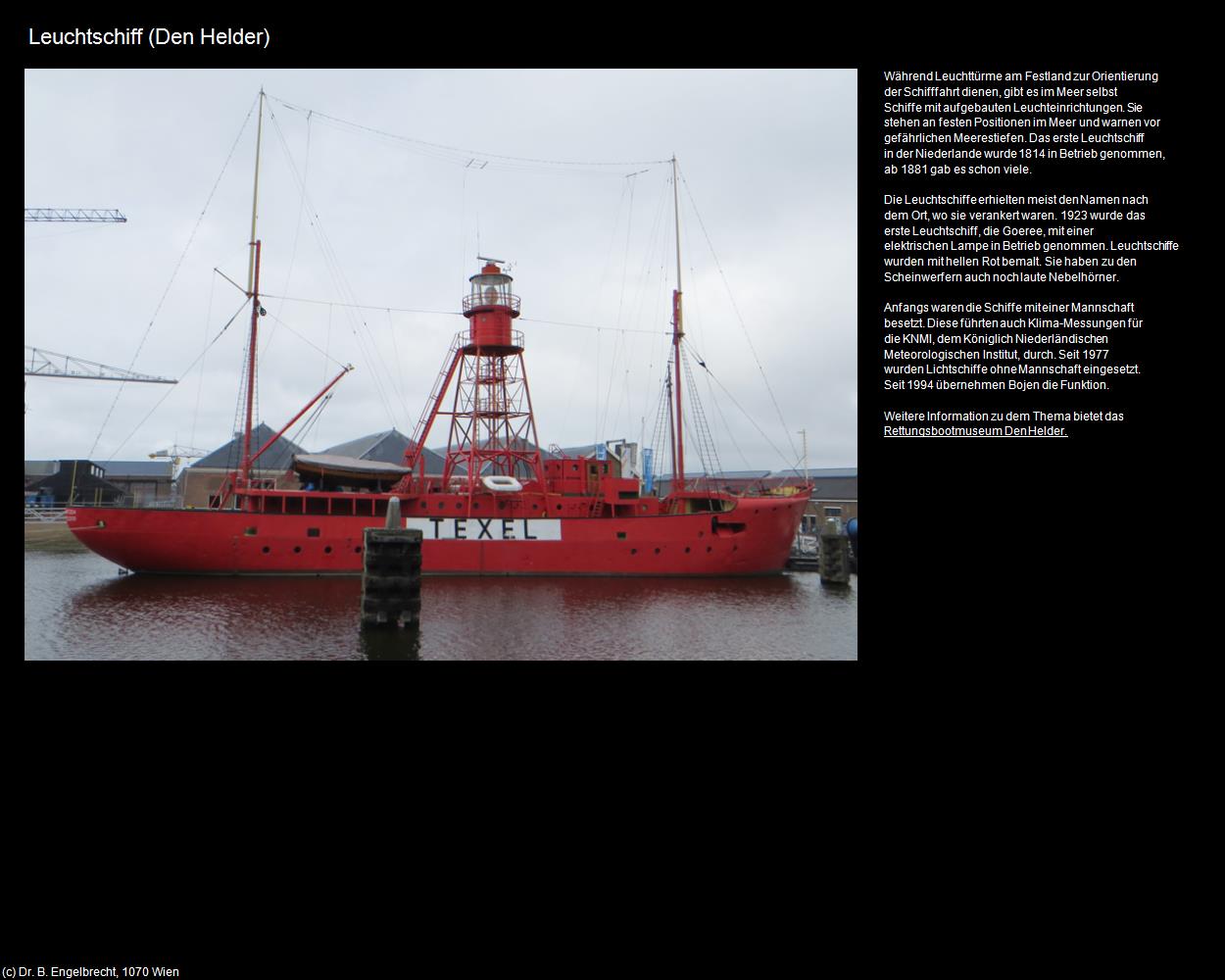 Leuchtschiff (Den Helder) in Kulturatlas-NIEDERLANDE(c)B.Engelbrecht