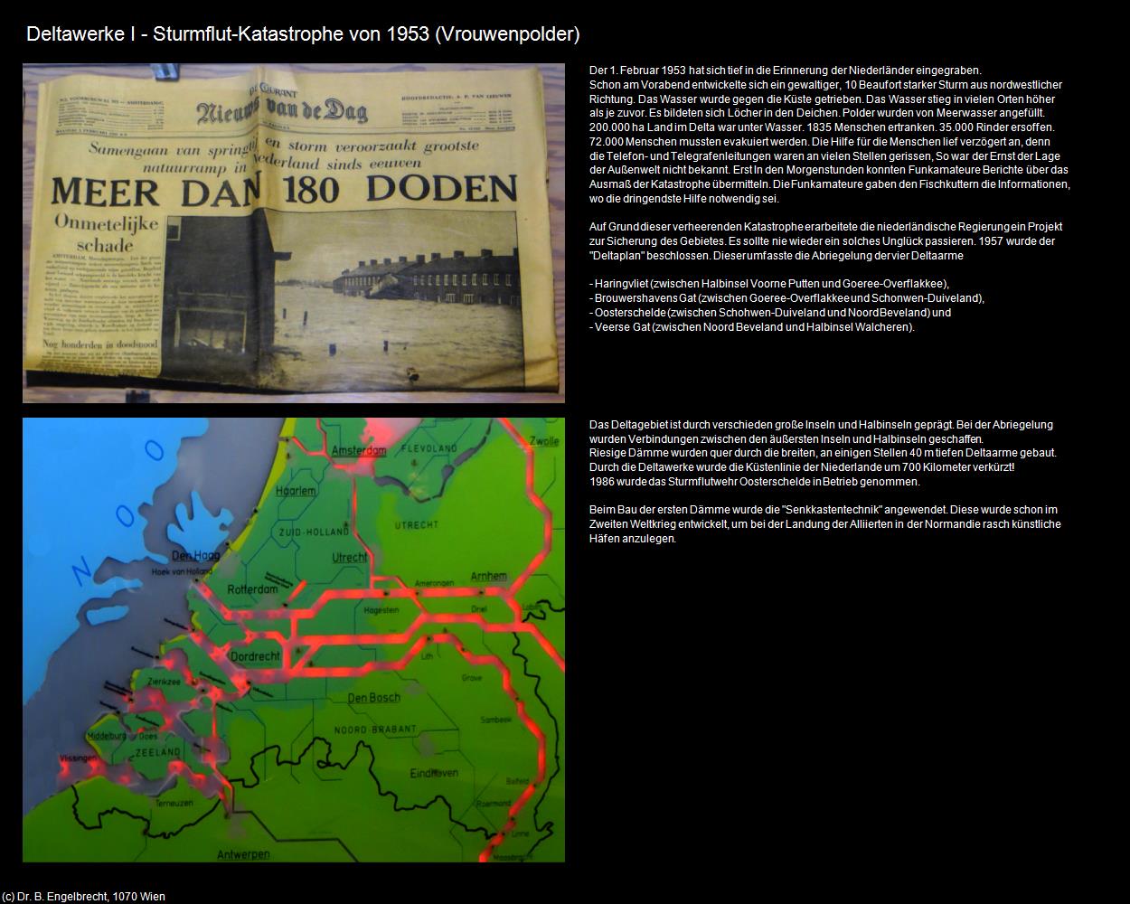 Deltawerke I (Vrouwenpolder ) in Kulturatlas-NIEDERLANDE