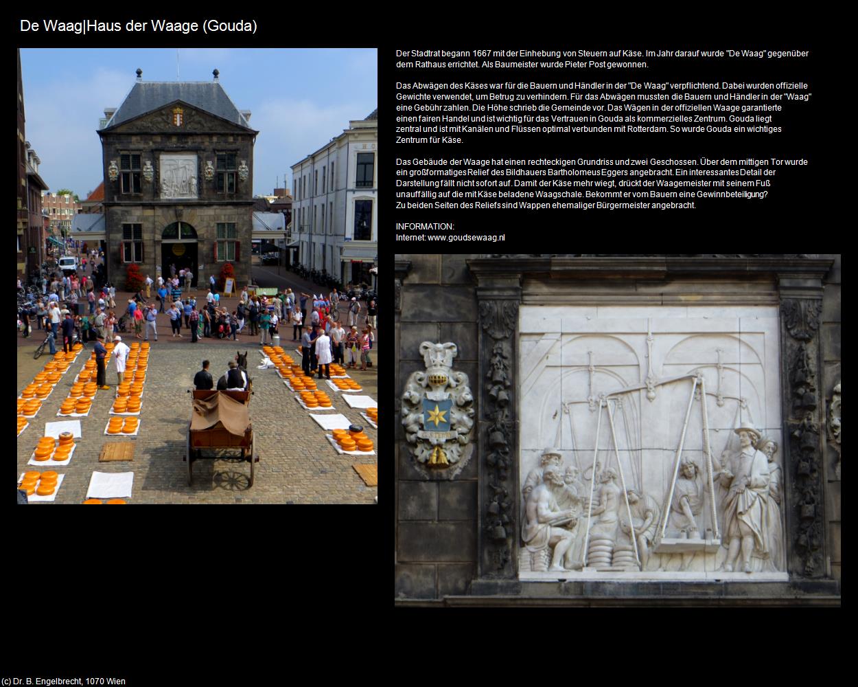 De Waag|Haus der Waage (Gouda) in Kulturatlas-NIEDERLANDE