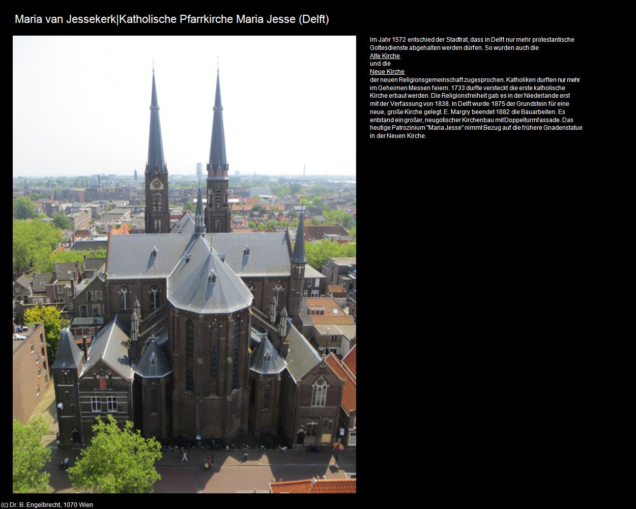 Maria van Jessekerk|Rk. Maria Jesse Kirche (Delft) in Kulturatlas-NIEDERLANDE(c)B.Engelbrecht