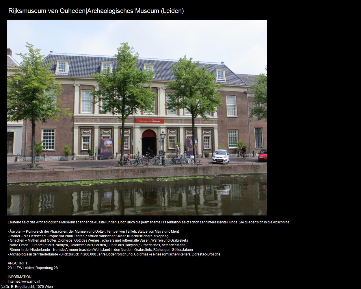 Rijksmuseum van Ouheden|Archäologisches Museum (Leiden) in Kulturatlas-NIEDERLANDE