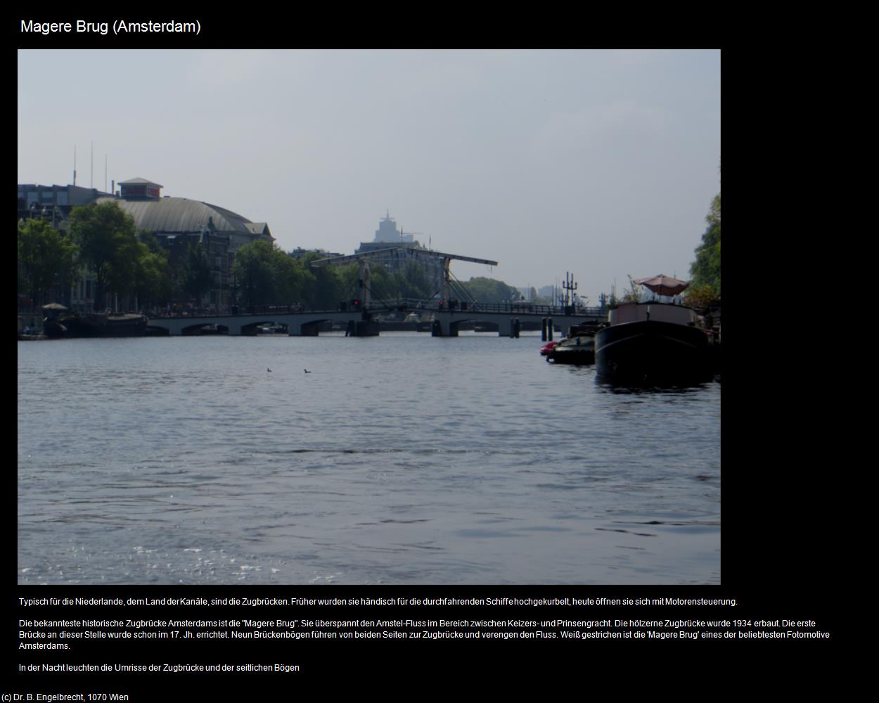 Magere Brug (Amsterdam) in Kulturatlas-NIEDERLANDE