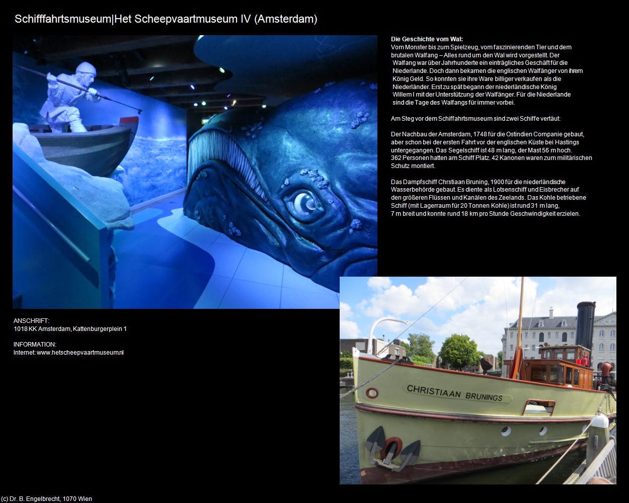 Schifffahrtsmuseum|Scheepvaart Museum IV (Amsterdam) in Kulturatlas-NIEDERLANDE