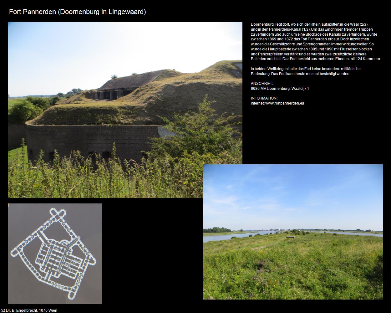 Fort Pannerden  (Doornenburg in Lingewaard) in Kulturatlas-NIEDERLANDE