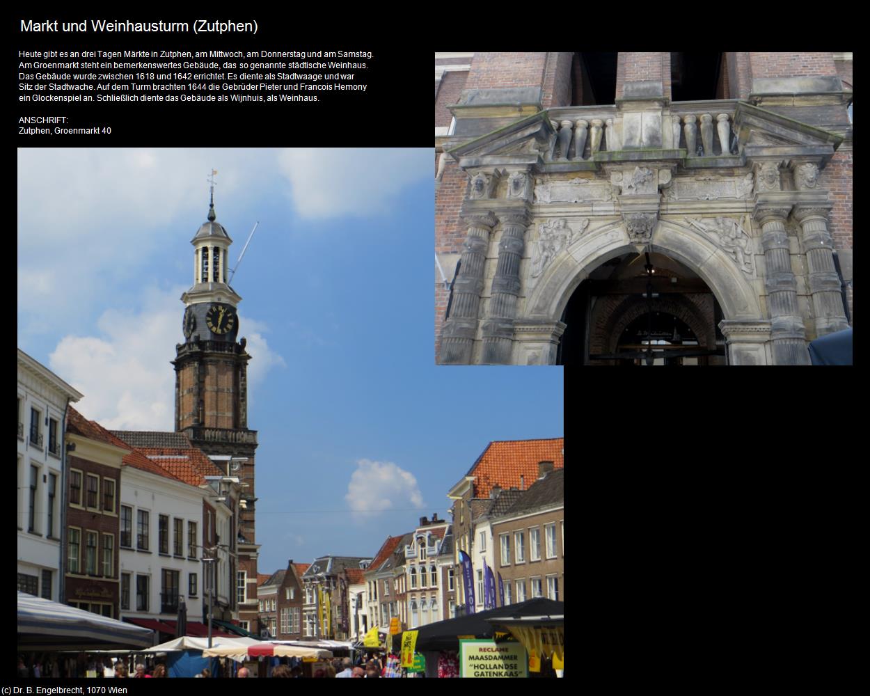 Markt und Waag (Zutphen) in Kulturatlas-NIEDERLANDE