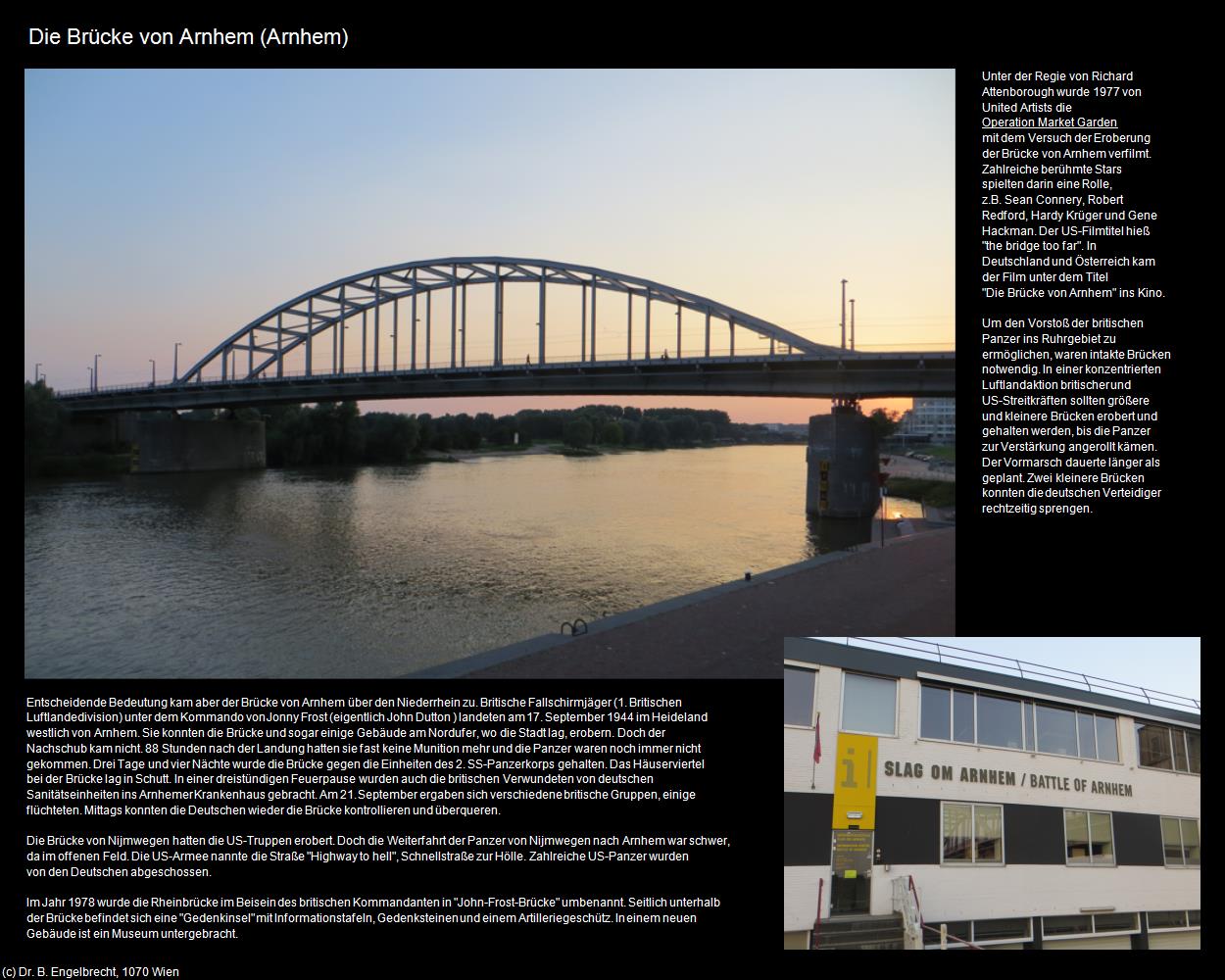 Brücke von Arnhem (Arnhem) in Kulturatlas-NIEDERLANDE(c)B.Engelbrecht