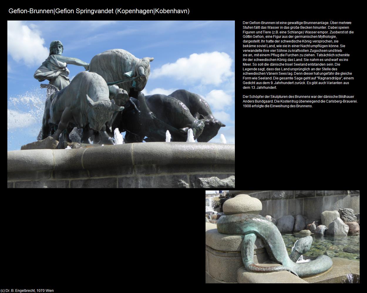 Gefion-Brunnen (Kopenhagen|Köbenhavn) in Kulturatlas-REISE nach NORWEGEN