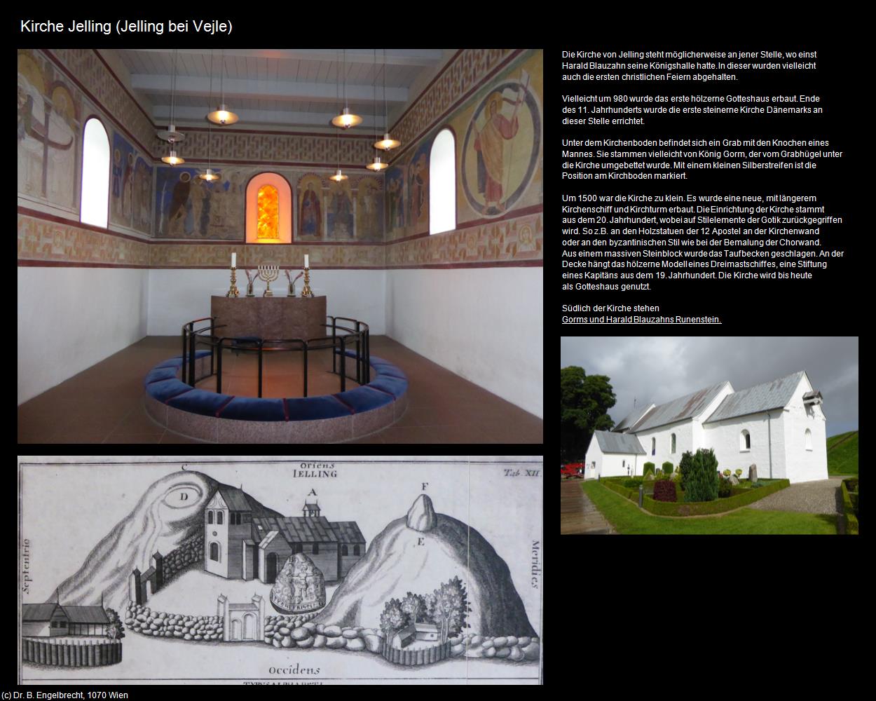 Kirche Jelling (Jelling bei Vejle) in Kulturatlas-REISE nach NORWEGEN(c)B.Engelbrecht