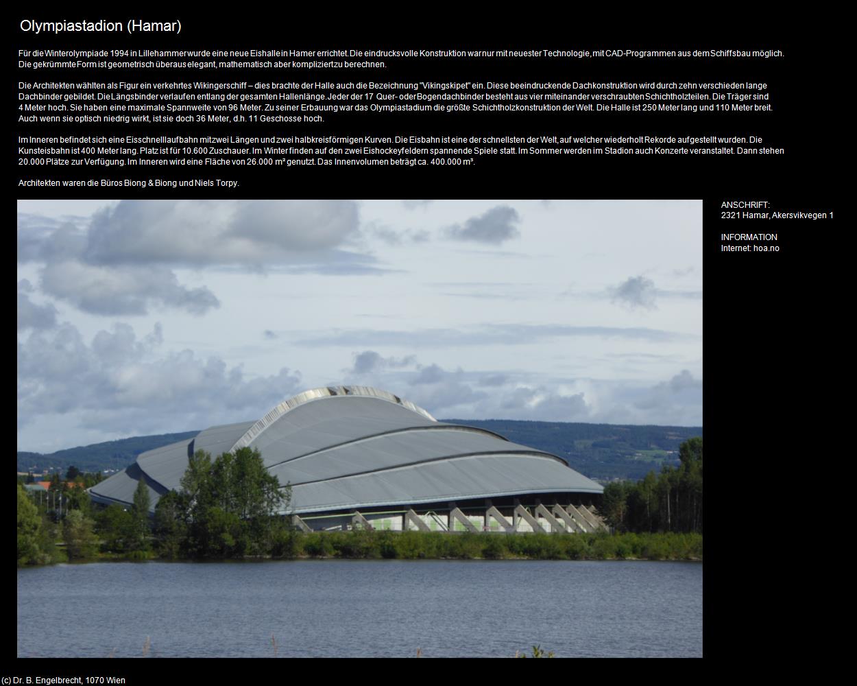 Olympiastadion (Hamar) in Kulturatlas-NORWEGEN