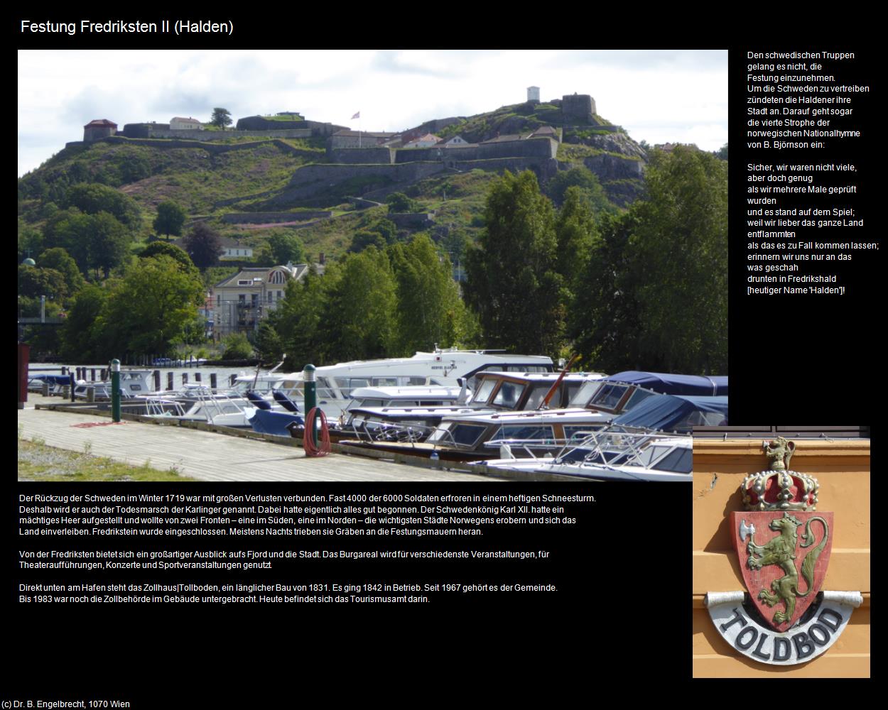 Festung Fredriksten II (Halden) in Kulturatlas-NORWEGEN
