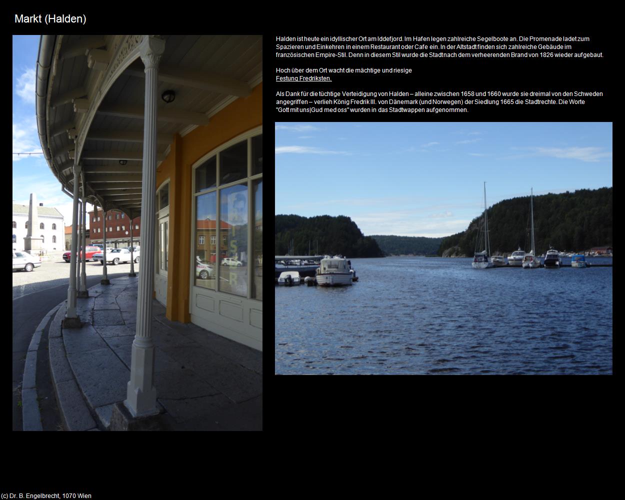 Markt (Halden) in Kulturatlas-NORWEGEN(c)B.Engelbrecht