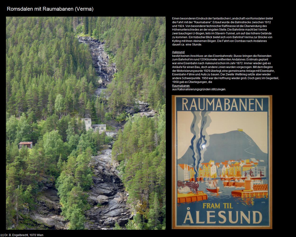 Romsdalen mit Raumabana (Verma) in Kulturatlas-NORWEGEN(c)B.Engelbrecht