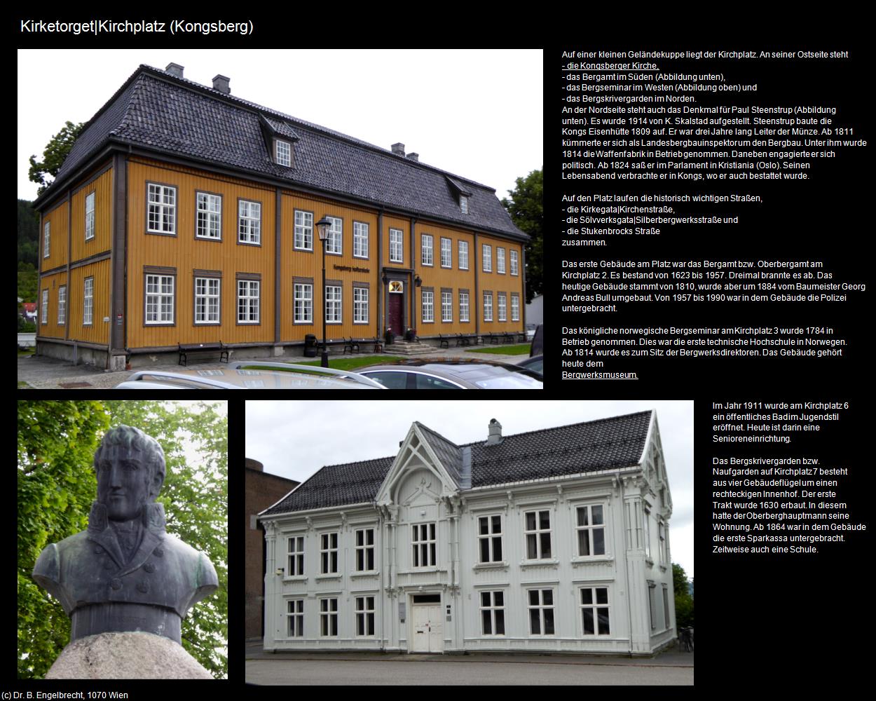 Kirketorget|Kirchplatz (Kongsberg) in Kulturatlas-NORWEGEN(c)B.Engelbrecht