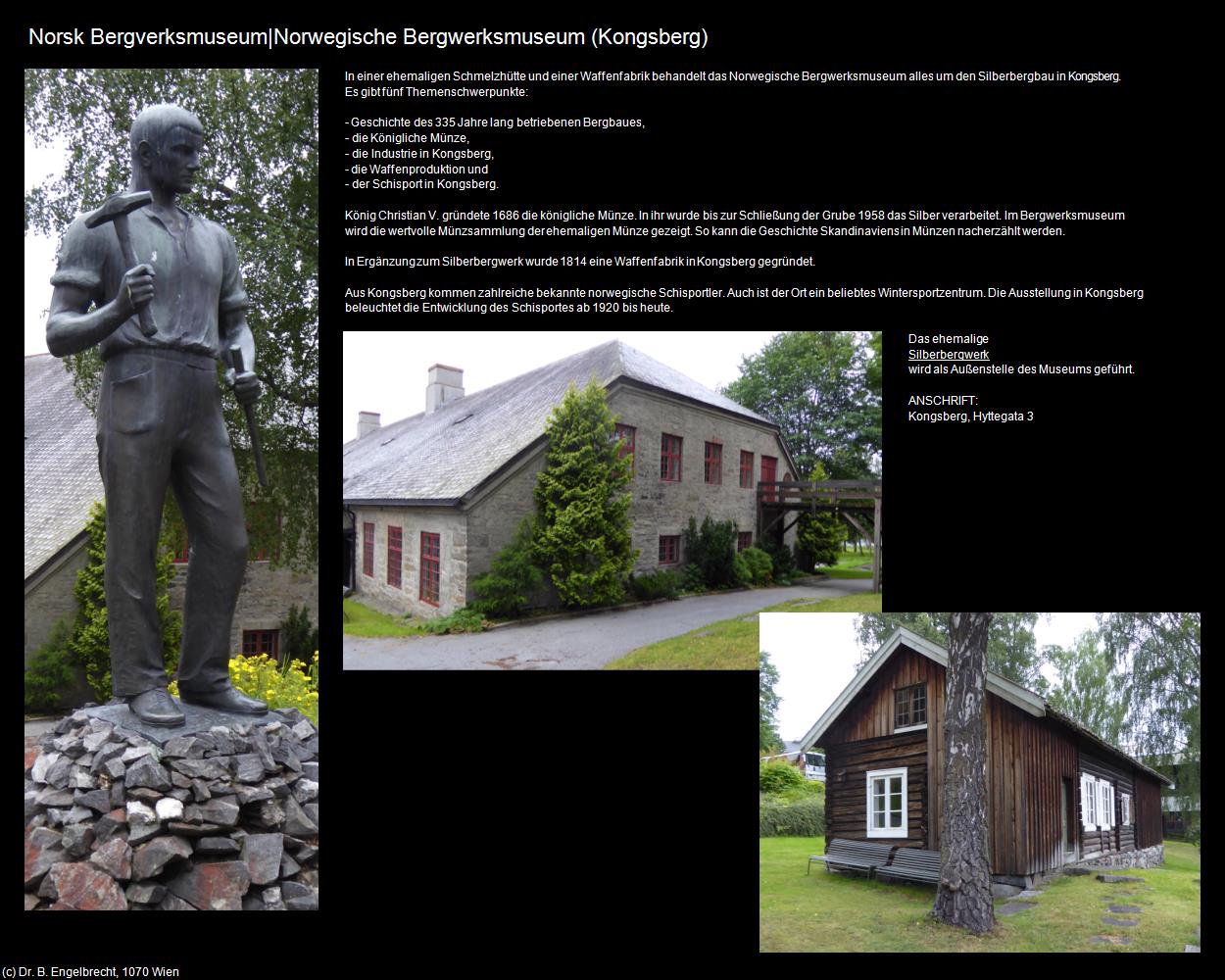 Norsk Bergverksmuseum|Norwegisches Bergwerksmuseum (Kongsberg) in Kulturatlas-NORWEGEN(c)B.Engelbrecht