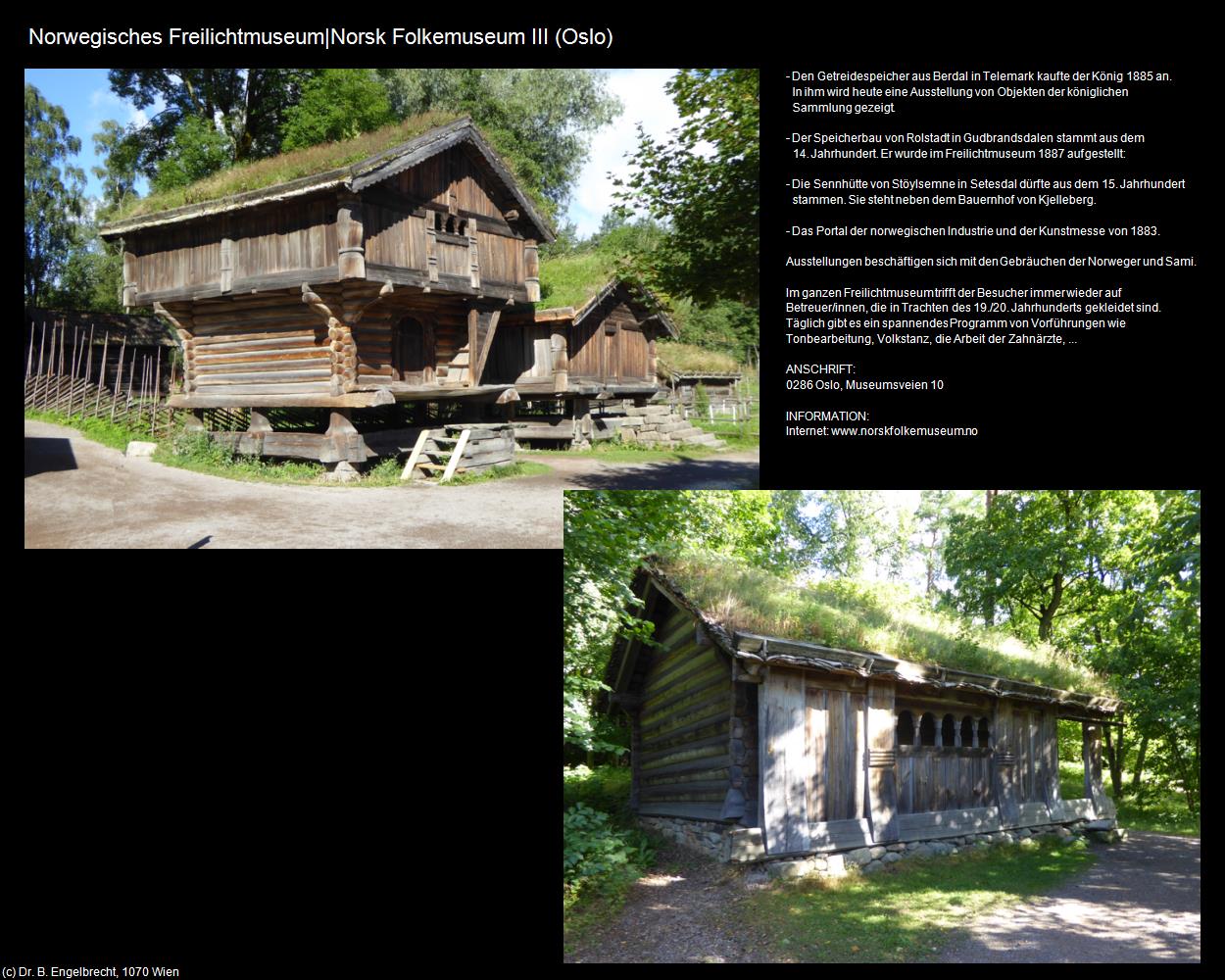 Norwegisches Freilichtmuseum III (Oslo) in Kulturatlas-NORWEGEN