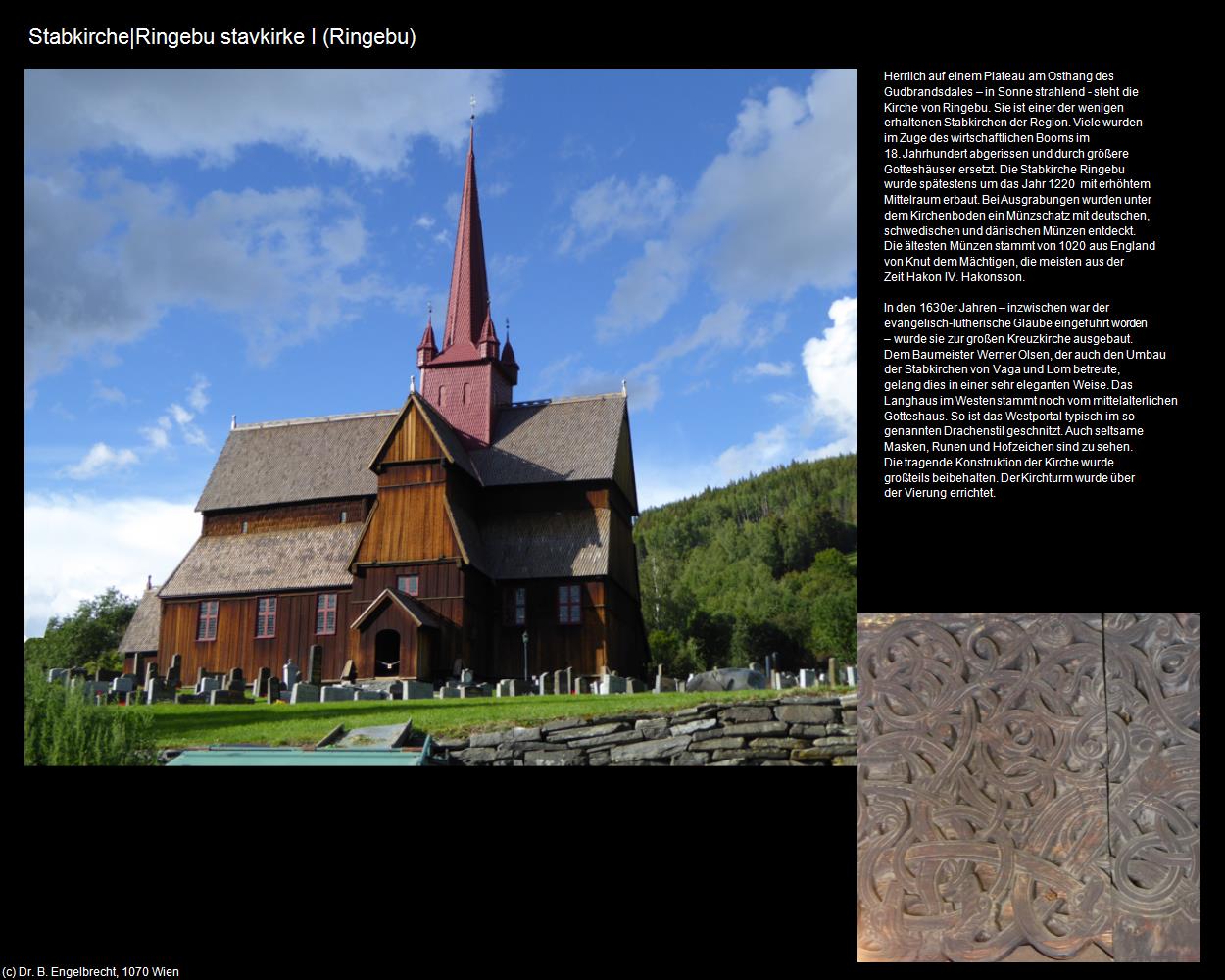 Stabkirche Ringebu I (Ringebu) in Kulturatlas-NORWEGEN