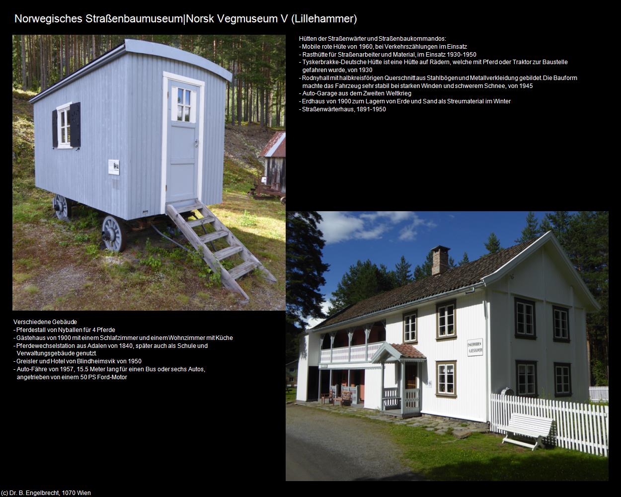 Norwegisches Straßenbaumuseum V (Hunderfossen) (Lillehammer) in Kulturatlas-NORWEGEN