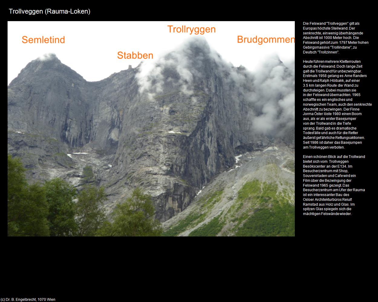 Trollveggen (Loken bei Rauma) in Kulturatlas-NORWEGEN