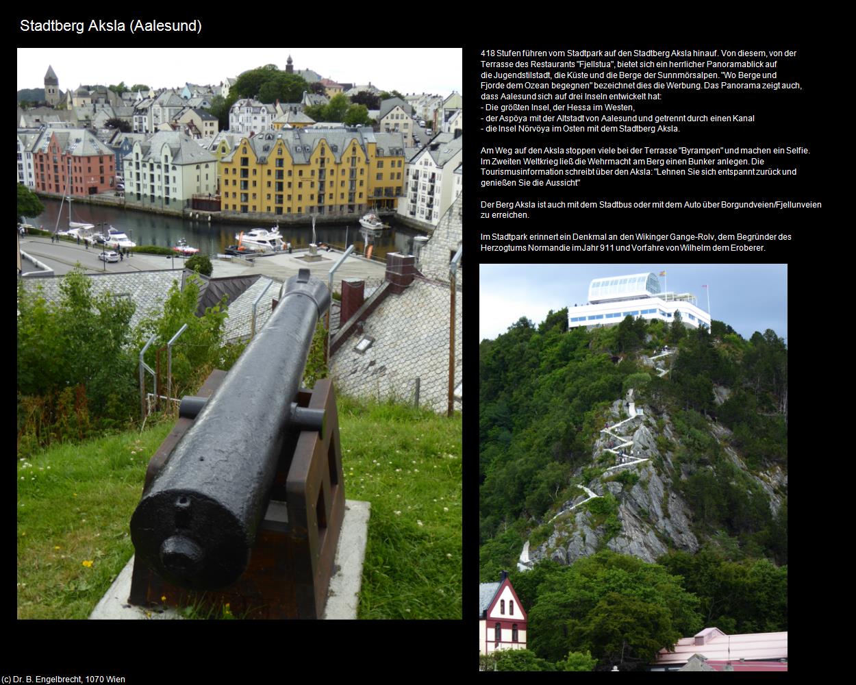 Stadtberg Aksla (Aalesund) in Kulturatlas-NORWEGEN