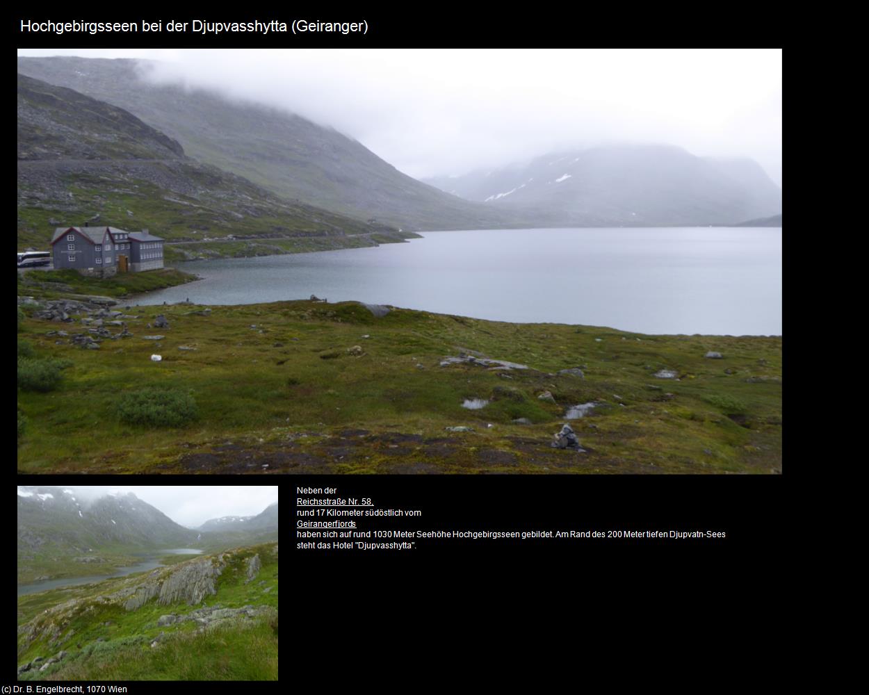 Hochgebirgsseen bei der Djupvasshytta (Geiranger) in Kulturatlas-NORWEGEN(c)B.Engelbrecht